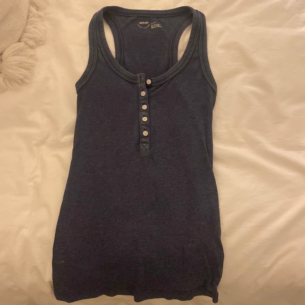 XS Aerie Button Up Tank